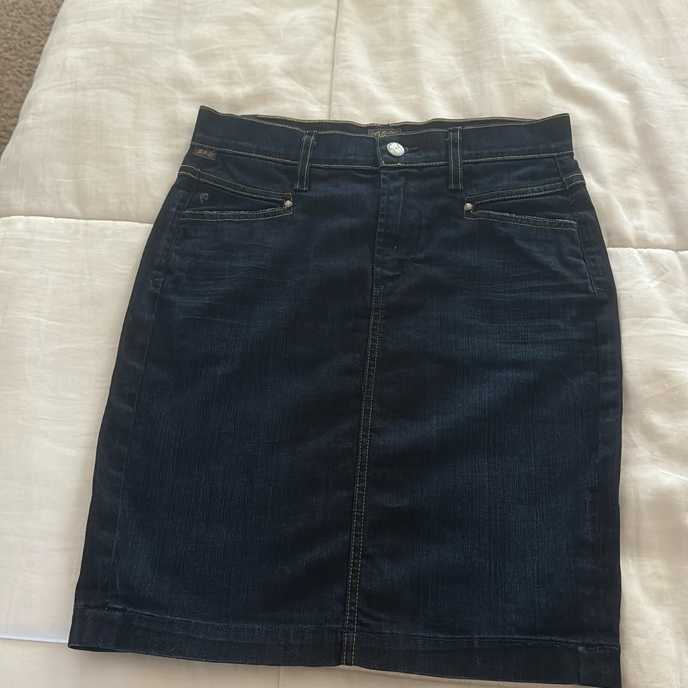Citizens Of Humanity Dark Blue Denim Knee-Length Pencil Skirt Size 24 women’s